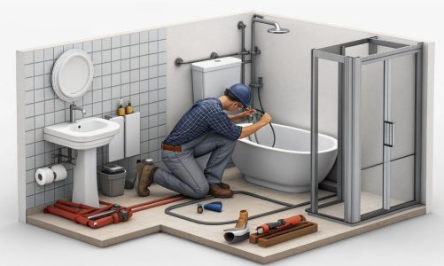 Расчет установки сантехники