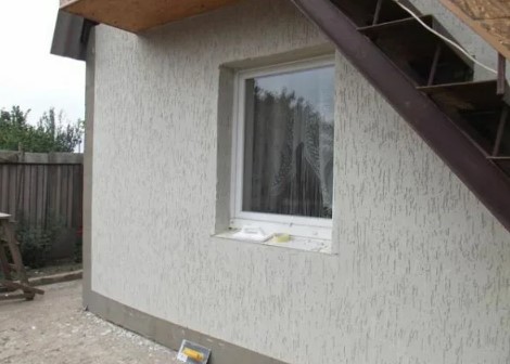 Как сделать фасад дома под короед