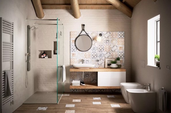 Дизайн интерьера ванной комнаты в леруа мерлен