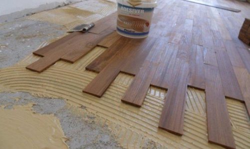 Инженерная доска на полусухую стяжку пола