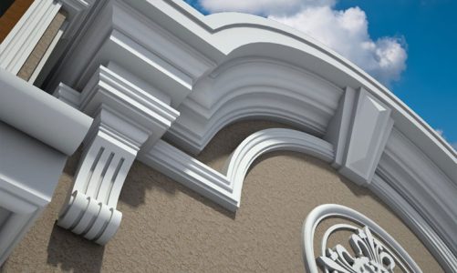 Как делать фасад дома из пенопласта