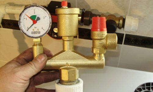 На сколько падает давление в системе отопления