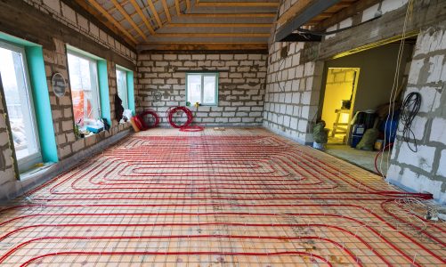 Напольное покрытие под теплый пол в частном доме