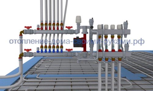 Водяной теплый пол второго этажа в частном доме