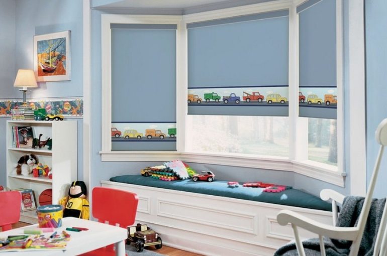 Как выбрать рулонные шторы для детской комнаты