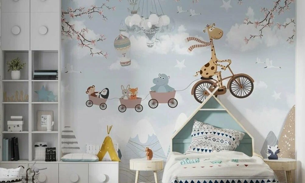 Обои в детскую: безопасные материалы, антиаллергенные покрытия и идеи дизайна для разных возрастов