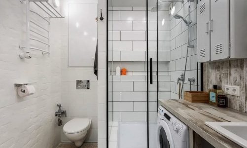 Дизайн совмещенной ванны с туалетом в пятиэтажке